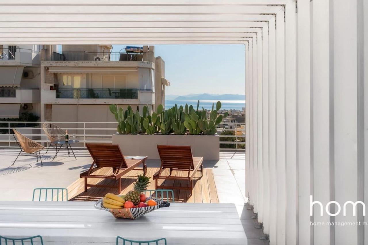 Brand New Homm Penthouse In Ano Glyfada, Dilou Appartamento Atene Esterno foto