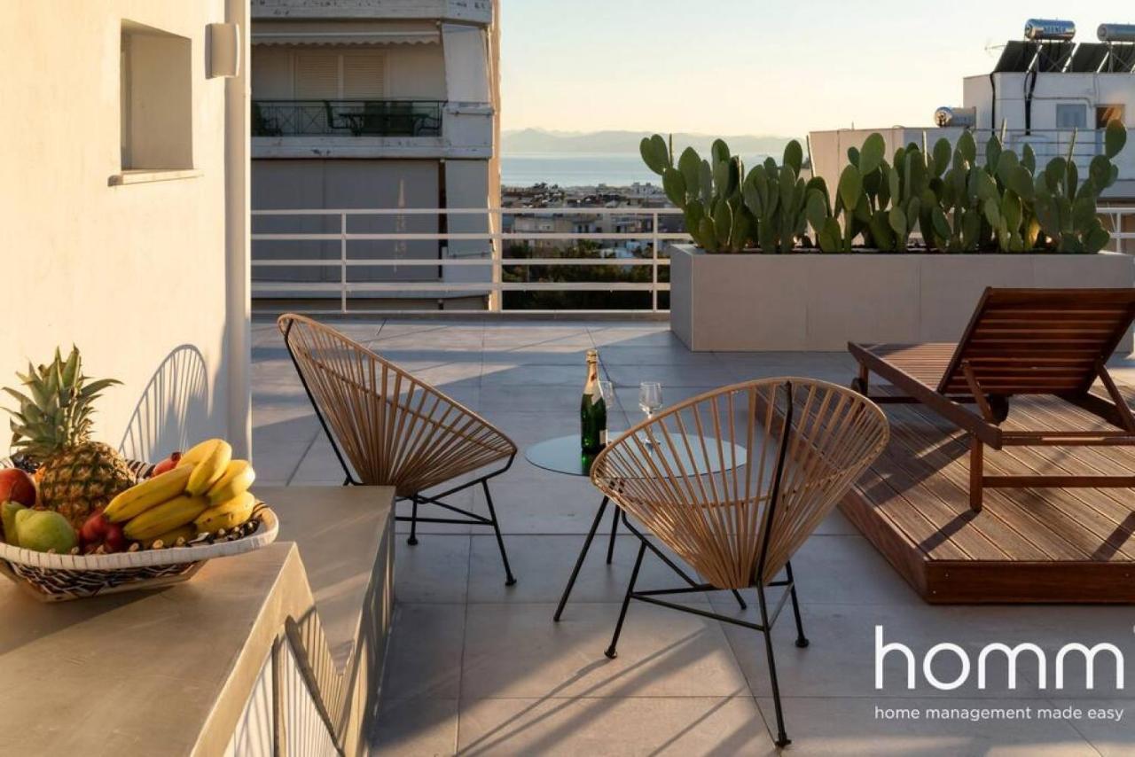 Brand New Homm Penthouse In Ano Glyfada, Dilou Appartamento Atene Esterno foto