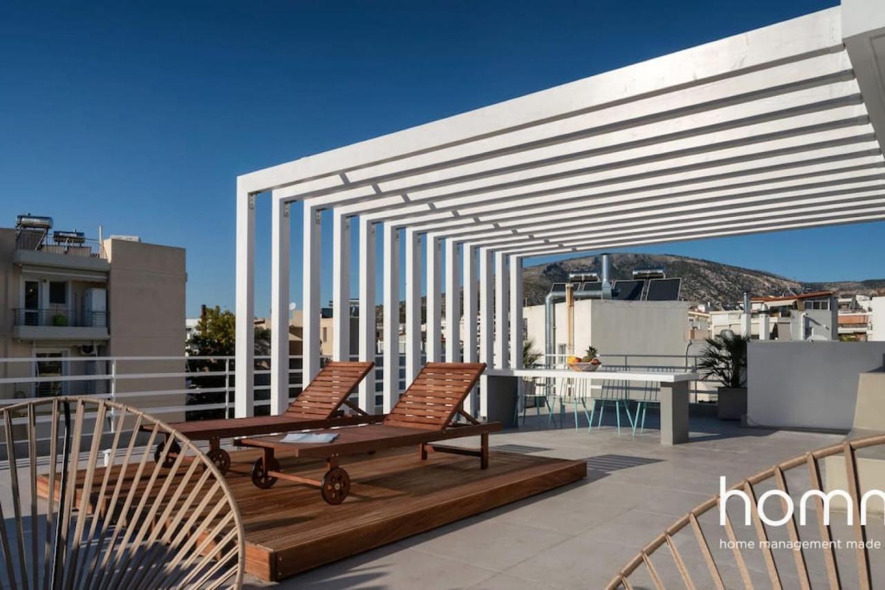Brand New Homm Penthouse In Ano Glyfada, Dilou Appartamento Atene Esterno foto