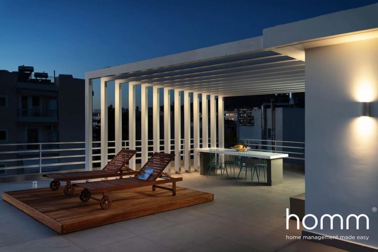 Brand New Homm Penthouse In Ano Glyfada, Dilou Appartamento Atene Esterno foto