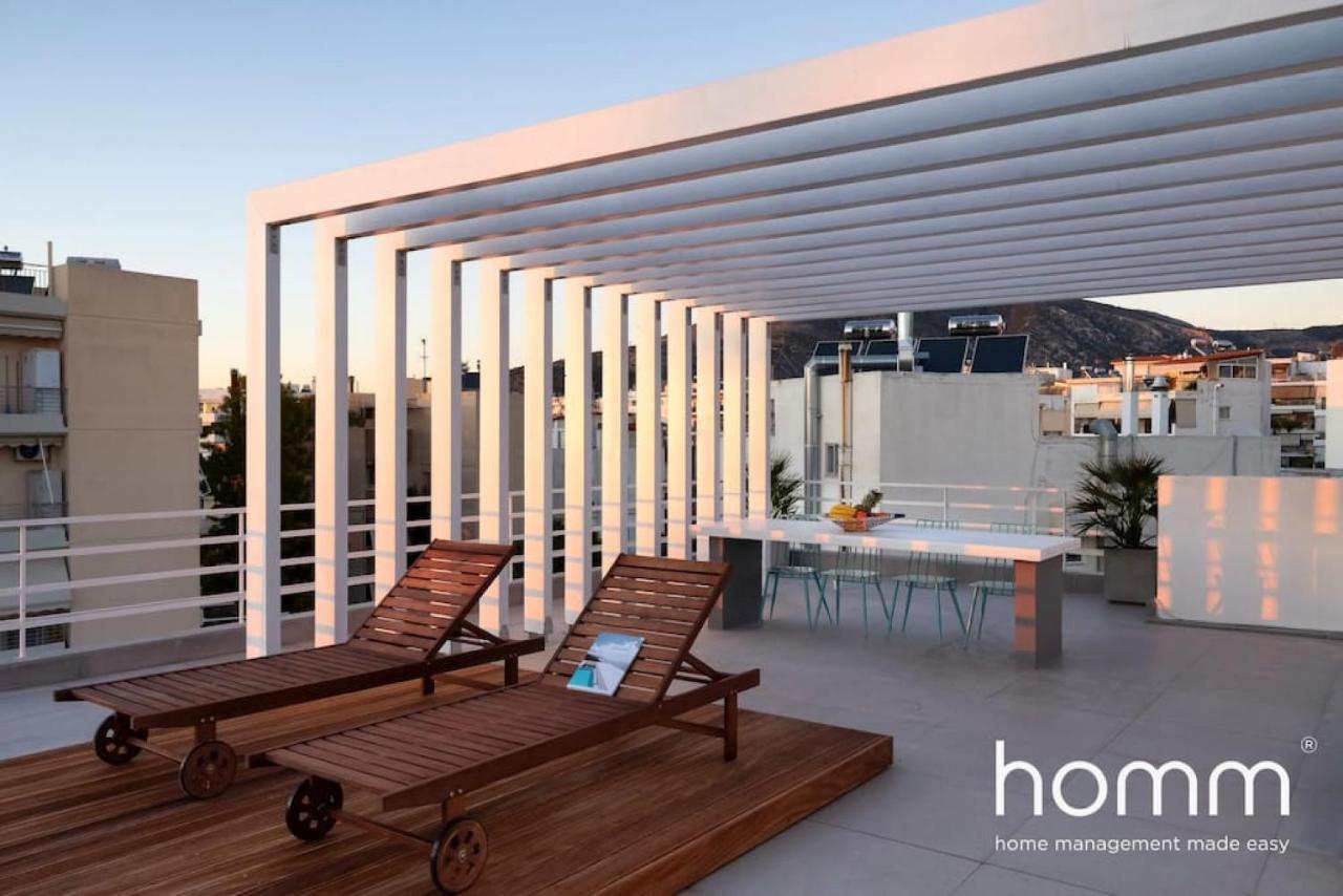 Brand New Homm Penthouse In Ano Glyfada, Dilou Appartamento Atene Esterno foto