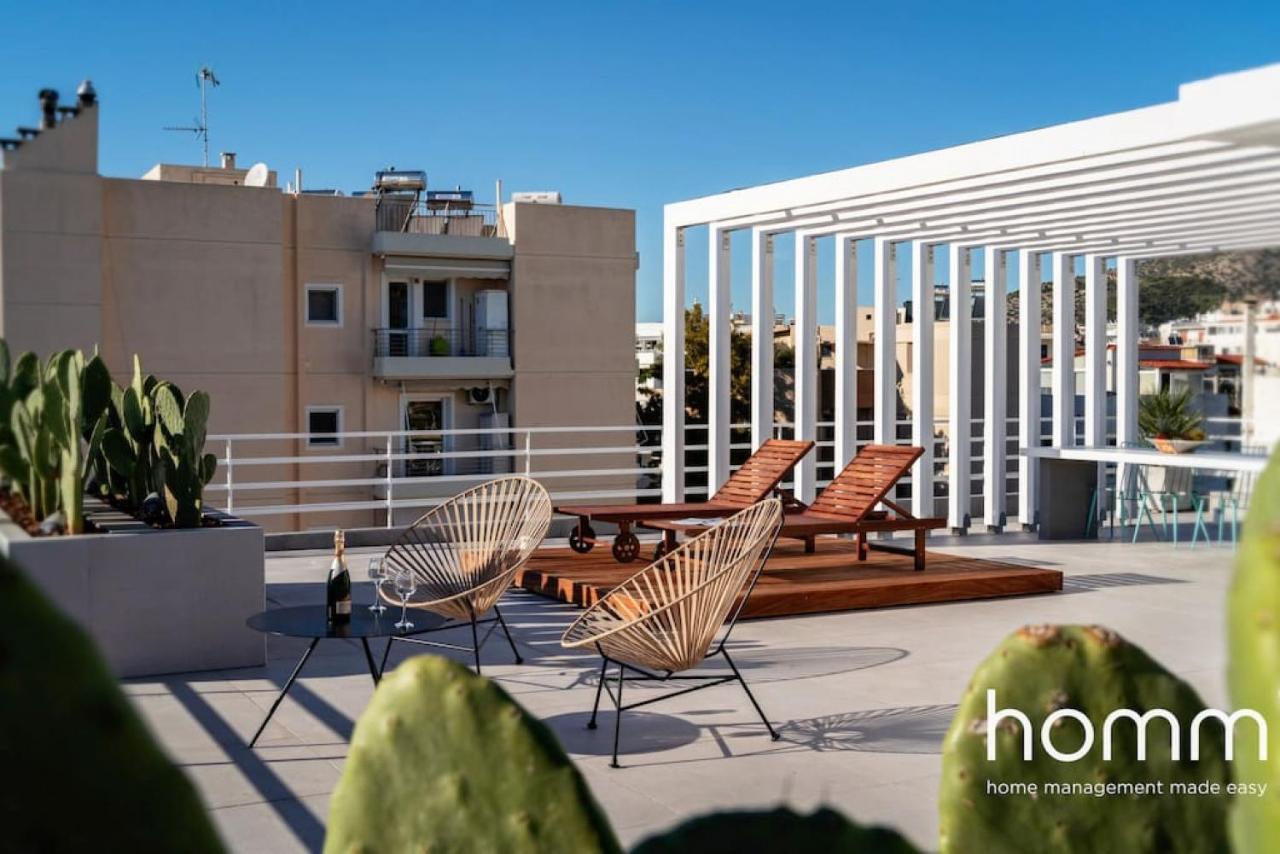 Brand New Homm Penthouse In Ano Glyfada, Dilou Appartamento Atene Esterno foto